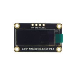 Monochromatyczny wyświetlacz OLED 0.91&quot; 128x32 I2C