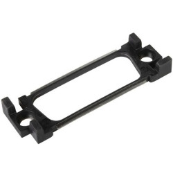 Coding element, black for D-Sub housing size 2 (DA), 15 pole, socket, coding combination 6, 09670152206101