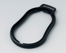 Intermediate ring, PMMA, black, for enclosure, B9006306