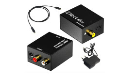 KONWERTER SPDIF 2RCA + JACK USB