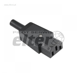 Komputerowe złącze zasilające żeńskie na kabel