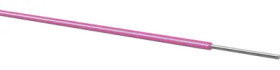 PVC-switching wire, Yv, 1 x 0.6 mm, pink, outer Ø 1.1 mm, 070106006