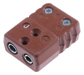 Złącze termoparowe Złącze termoparowe RS PRO do Termopara typu J Standardowy