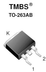 VBT6045C-M3 Dual Low-Voltage Trench MOS Barrier Schottky Rectifier Ultra Low VF = 0.33 V at IF = 10 A