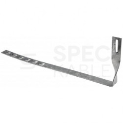 Uchwyt dachówkowy skręcony regulowany 420mm OC/OG ocynk ogniowy zacisk przez dogięcie Pawbol