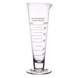 Academy Conical Measures, 100ml, Neutral Glass Pack of 6