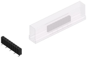 Socket header, 9 pole, pitch 2.54 mm, angled, BLLP5SMD9ZSM