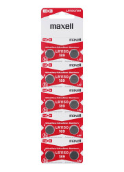 10 x bateria alkaliczna mini Maxell G10 / LR1130 / LR54 / 189 / AG10