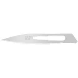 Martor 36.50 Scalpel Blades Steel Sharp 59.5mm Pack of 10 Pieces