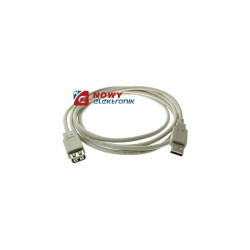 Kabel USB 2.0 Wt.A/Gn.A 1,8m Przedłużka USB