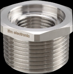 Screw-in adapter, 400 bar/40 MPa, G 1/2, 1&quot; NPT for pressure sensors, E30516