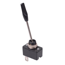 Off-(On) Momentary Long Paddle Handle Toggle Switch SPST R13-96G-01