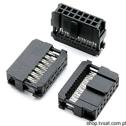1658621-2 Socket 2 x 7 Pin to Wire BLOCK AMP