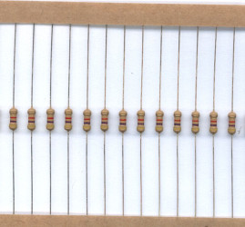 REZYSTOR 0,25W (1/4W) 4,7K ohm (50 SZTUK)