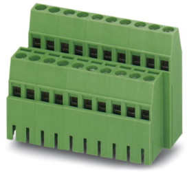 PCB terminal, 2 pole, pitch 5.08 mm, 2.5 mm², 17.5 A, green, 1706413