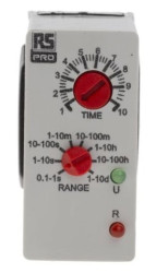 Timer Relay 1 funkcyjny DPDT DPDT 12 → 240V ac/dc