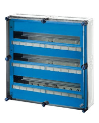 Skrzynka modułowa Mi, IP 65, wlk.8 - 3x28 modułów, z zaciskami Fixconnect Mi 1884 20001034