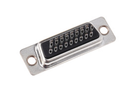 Złącze D-Sub 26-pinowe Żeński Proste Montaż na kablu raster 2.29mm Złoto