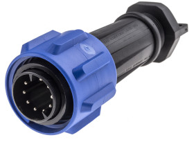 Złącze wielostykowe przemysłowe 10-pinowe Montaż na kablu Wtyczka Bulgin