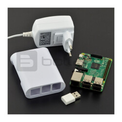 Zestaw Raspberry Pi 2 model B WiFi Lite White