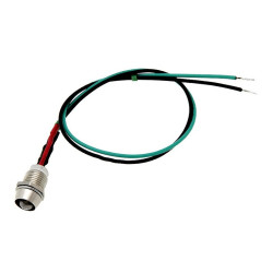 DIODA LED 5mm ŻÓŁTA 12V CLEAR KONTROLKA SYGNALIZACYJNA /AK6174