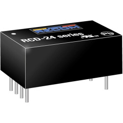 LED power supply, 4.5-36 VDC, 12.25 W, 1 output, 2-35 VDC, 96 % efficiency, RCD-24-0.35/VREF
