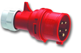 Złącze zasilające AC 3-fazowe; wtyk; na przewód;