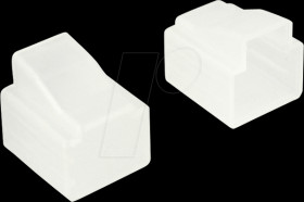 64017 Dust Cover for RJ11 plug 10 pieces transparent