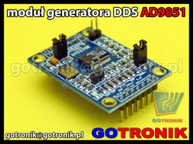 Moduł generatora sygnałowego AD9851 DDS 0-70MHz