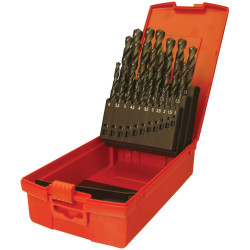 Dormer A190206 A190 No.206 Metric HSS Drill Set of 29 1.0-13.0 x 0.5mm