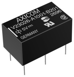 Przekaźnik sygnału, 24V dc, 1 A, DPDT, 1-polowy, montaż PCB, TE Connectivity Axicom P1