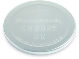Lithium-button cell, CR2025, 3 V, 165 mAh, CR-2025