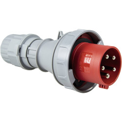 as - Schwabe 60423 Plug 63A 5-Pin 400V Robust CEE Connector