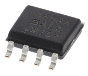 MOSFET N/P-kanałowy-kanałowy 3,9 A; 5,3 A SOIC 60 V SMD Izolacja 3,1 W; 3,4 W 72 mΩ, 150 mΩ