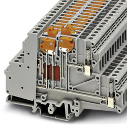 Złączka szynowa z odłącznikiem nożowym Phoenix Contact poziomy: PodwójnyŚruba UDMTKB 5-P/P 10A 400 V