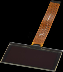 DEP128064K1-Y OLED, 128x64 px, yellow/black, 2.7inch