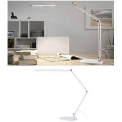 Paulmann 78911 FlexBar LED Desk Light WhiteSwitch Touch Dimmer White