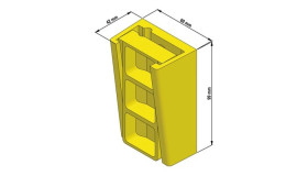 Klinowe zaciski kablowe do przewodów płaskich FKK 08 50x10 52026051