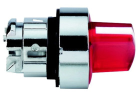 Główka przełącznika piórk. podśw. czerw., O22, 3 -poz., z sam. powr. ZB4BK1843