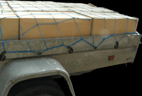 Trailer - trailer net, 120 x 80cm, large mesh