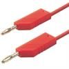 Przewody do miernika bananek 4mm czerwony 1m MLN100/1 HIRSCHMANN
