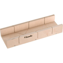 kwb 311035 Clamping mitre box for precise 90&#xB0;/45&#xB0; cuts in Wood/materials