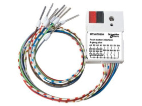 KNX Interfejs przycisku plus 4 poczwórnego plus 2 mA biały MTN670804 SCHNEIDER ELECTRIC