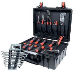 Zestaw narzędzi dla mechaników 46cz w walizce Basic L 45256