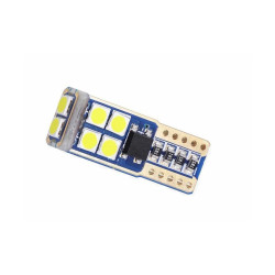 Dioda LED T10 CANBUS 10SMD3030 9-16V Biała W5W