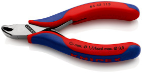 Szczypce Knipex długość 115 mm gr. cięcia: 1.5mm Nie Specjalna stal narzędziowa