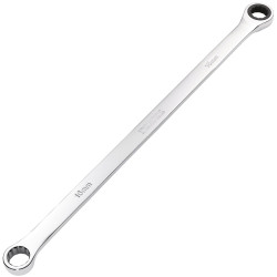 Draper 27773 HI-TORQ&#xAE; Metric Extra-Long Double Ring Ratchet Spanner 16mm
