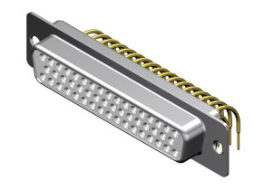 Molex 1731090737 Złącze D-Sub Ilość styków: 50 piny lutownicze 1 szt.