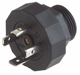 GSP311 wtyk okrągły 3+PE, gwintowany, PG11, Hirschmann, 931297001, 931 297-001