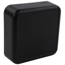 CamdenBoss CBRS02SBK Room Sensor Enclosure, Size 2, Solid, Black, 74x74x25.5mm